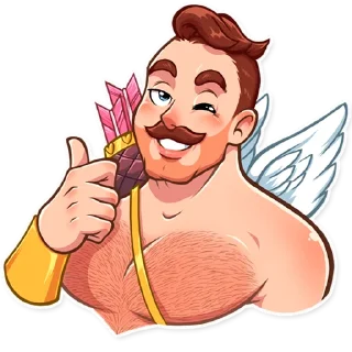 👍-Cupid, Telegram Sticker