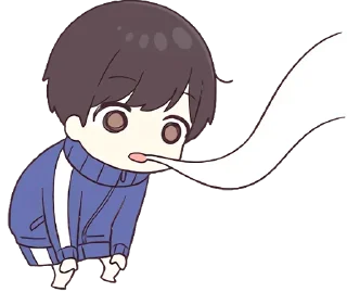 🤮-Cute Couple, Telegram Sticker