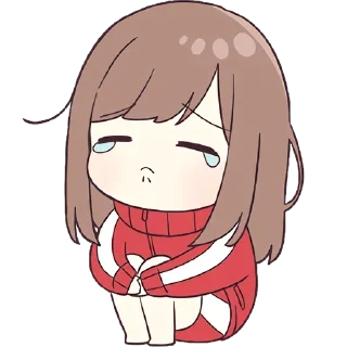 😭-Cute Couple, Telegram Sticker