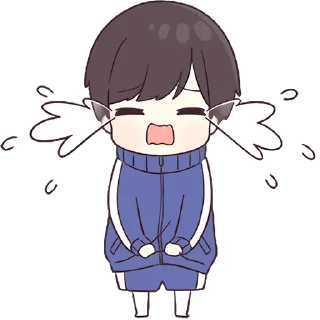 😭-Cute Couple, Telegram Sticker