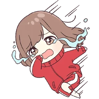 😭-Cute Couple, Telegram Sticker