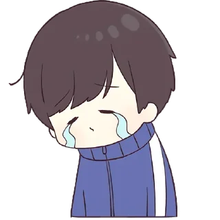😭-Cute Couple, Telegram Sticker