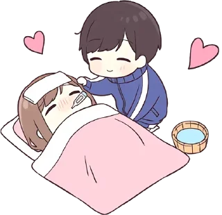 🥺-Cute Couple, Telegram Sticker
