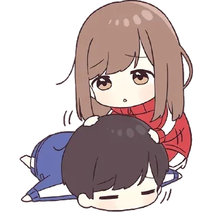 🤗-Cute Couple, Telegram Sticker