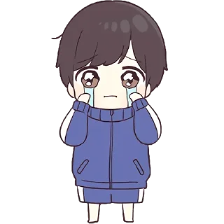 😢-Cute Couple, Telegram Sticker