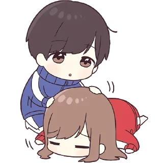 🤗-Cute Couple, Telegram Sticker