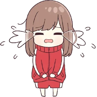 😭-Cute Couple, Telegram Sticker