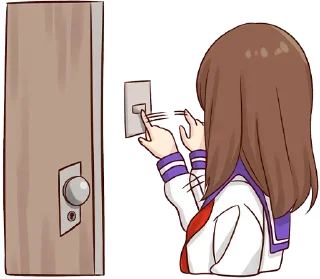 🔔-Cute Girl, Telegram Sticker