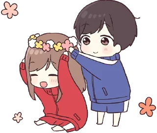 💮-Cute Couple, Telegram Sticker