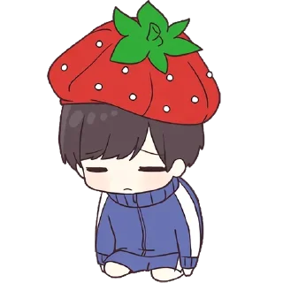 😔-Cute Couple, Telegram Sticker