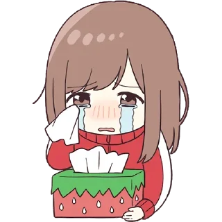 😭-Cute Couple, Telegram Sticker