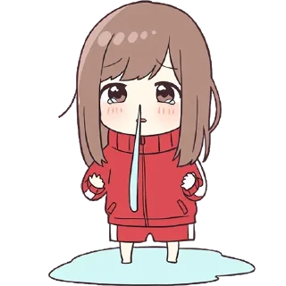😭-Cute Couple, Telegram Sticker