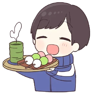 🍵-Cute Couple, Telegram Sticker
