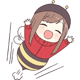 🐝-Cute Couple, Telegram Sticker