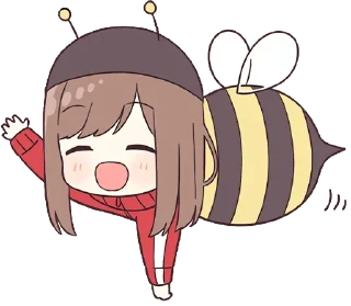 🐝-Cute Couple, Telegram Sticker