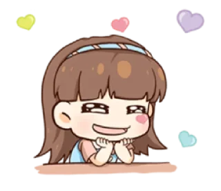 😊-Cute Love, Telegram Sticker