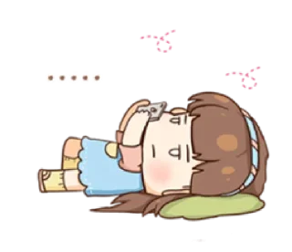 😔-Cute Love, Telegram Sticker