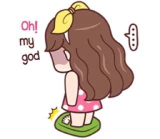😒-Cute Love, Telegram Sticker