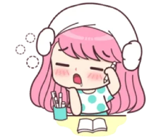 😴-Cute Love, Telegram Sticker