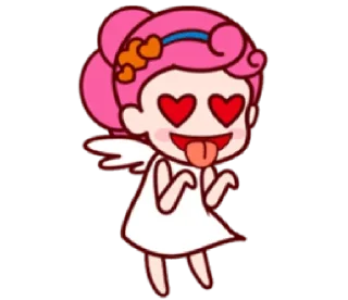 😍-Cute Love, Telegram Sticker