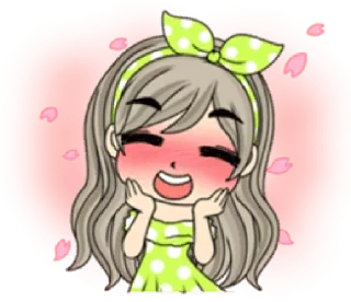 😍-Cute Love, Telegram Sticker