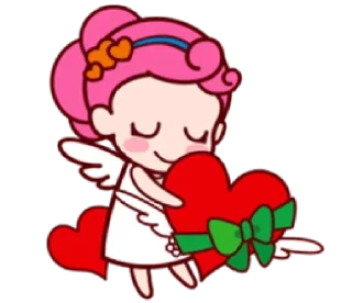 💝-Cute Love, Telegram Sticker