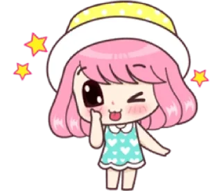 😜-Cute Love, Telegram Sticker