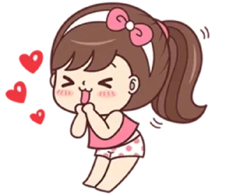 🙈-Cute Love, Telegram Sticker