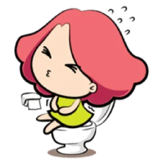 🚽-Cute Love, Telegram Sticker