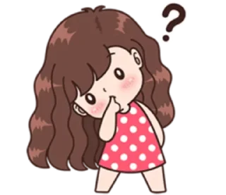 🤔-Cute Love, Telegram Sticker