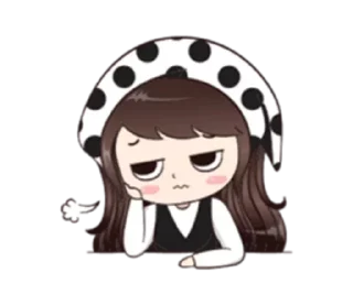 😒-Cute Love, Telegram Sticker