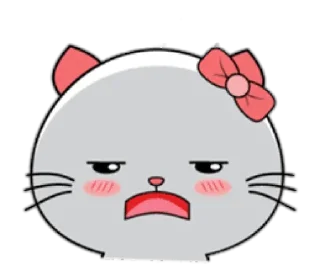 😦-Cute Love, Telegram Sticker
