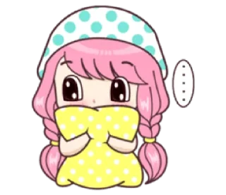 👀-Cute Love, Telegram Sticker