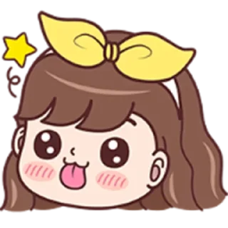 😛-Cute Love, Telegram Sticker