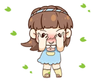 👀-Cute Love, Telegram Sticker