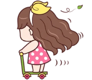 🛴-Cute Love, Telegram Sticker