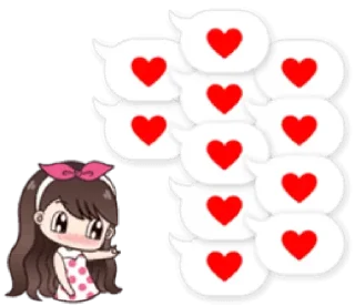 ❤️-Cute Love, Telegram Sticker