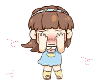 🙈-Cute Love, Telegram Sticker