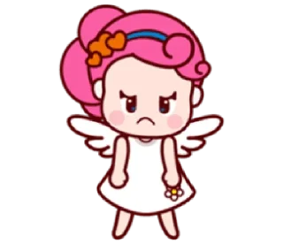 😠-Cute Love, Telegram Sticker