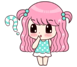 🤔-Cute Love, Telegram Sticker