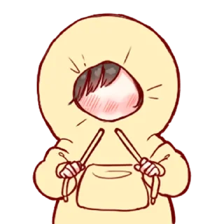 💞-Cute Girl (@TodorokiShouto), Telegram Sticker