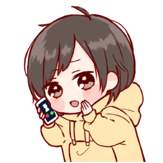 💞-Cute Girl (@TodorokiShouto), Telegram Sticker