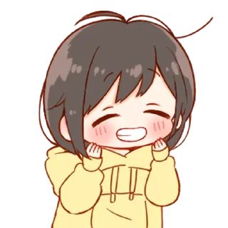 💞-Cute Girl (@TodorokiShouto), Telegram Sticker
