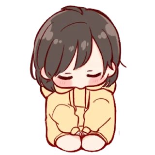 💞-Cute Girl (@TodorokiShouto), Telegram Sticker