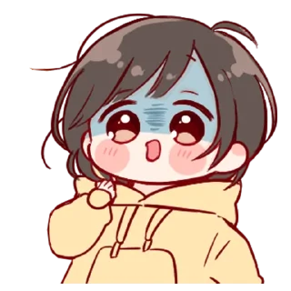 💞-Cute Girl (@TodorokiShouto), Telegram Sticker