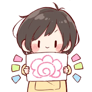 💞-Cute Girl (@TodorokiShouto), Telegram Sticker