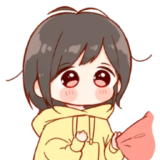 💞-Cute Girl (@TodorokiShouto), Telegram Sticker