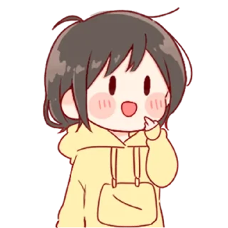 💞-Cute Girl (@TodorokiShouto), Telegram Sticker
