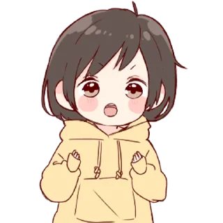 💞-Cute Girl (@TodorokiShouto), Telegram Sticker
