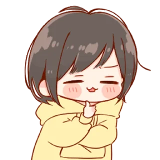 💞-Cute Girl (@TodorokiShouto), Telegram Sticker